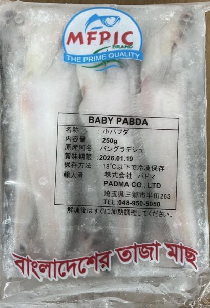 Photo1: BABY PABDA FISH 250g / BD産 ベイビーパブダ 250ｇ (1)